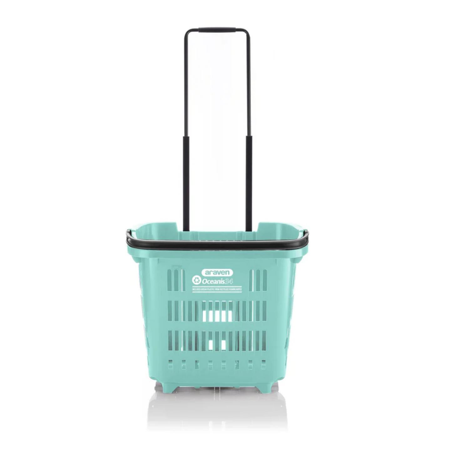 34 Litre Rolling Shopping Basket