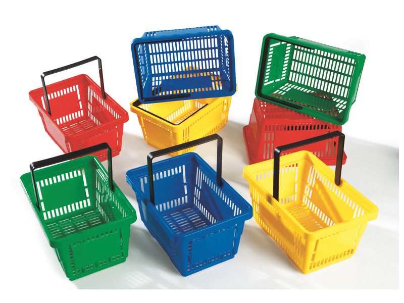 Plastic Shopping Basket