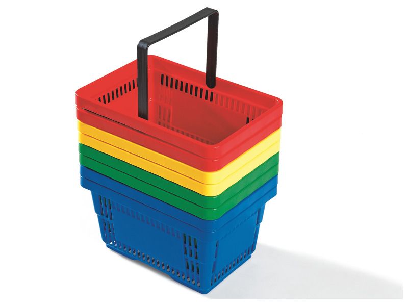 Plastic Shopping Basket - Box (Qty 22)